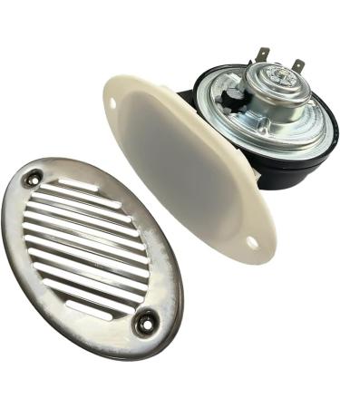 CLINK 316 Stainless Steel Marine Boat Horn | Hidden Flush Mount 12V 5190512 - Buy Online on SooperMarket.com
