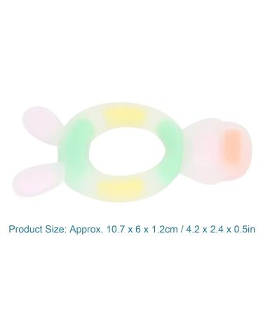 Baby Bite Ring for Newborns (0-6 Months) - Wear-Resistant Dishwasher-Safe Pink Anti-Finger Sailing Teether - Buy Online on SooperMarket.com