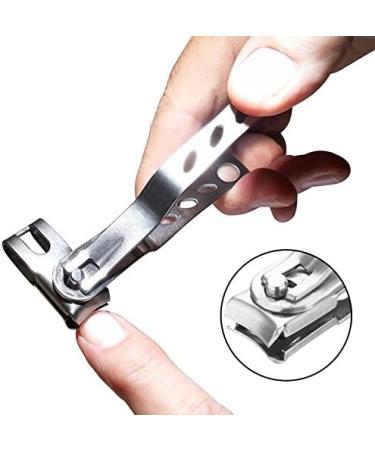 Stainless Steel Nail Tips Clipper Trimmer Manicure Nail Art Toes Clippers - Buy Online on SooperMarket.com