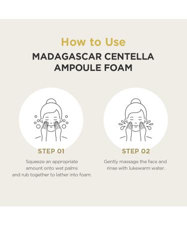SKIN1004 Madagascar Centella Ampoule Foam 4.22 fl.oz | Low pH Natural Cleanser with Coconut Surfactant | EWG Green Grade - Buy Online on SooperMarket.com