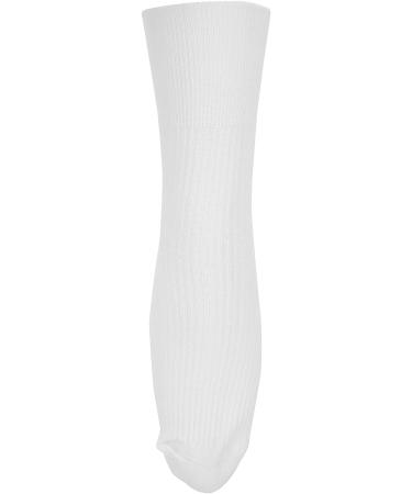 Diabetic Compression Socks for Elderly & Pregnant Women - Non-Binding Ankle Socks for Diabetic Foot Care (White) - Buy Online on SooperMarket.com