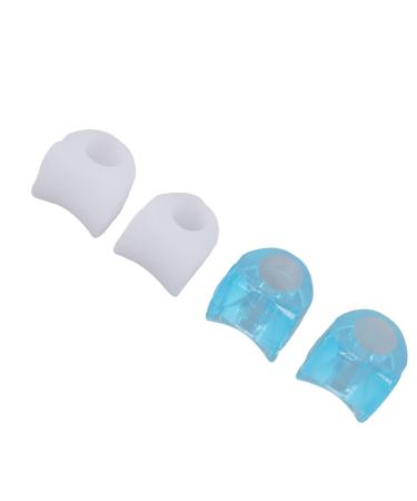 Anggrek Gel Toe Separators - 6 Pairs Silicone Relief Bunion Pain Corrector for All Shoes - Blue/White - Buy Online on SooperMarket.com