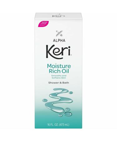 Alpha Keri Shower & Bath Moisture Rich Oil 16 oz(Pack Of 6)