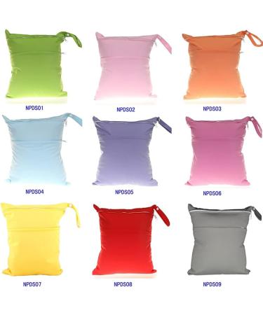 Egurs Reusable Wet Bag - Eco-Friendly Diaper Bag for Baby Diapers & Dirty Clothes - Purple - Buy Online on SooperMarket.com