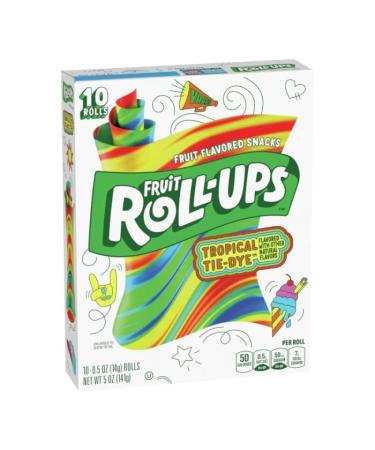 Fruit Roll ups Tropical Tie Dye 141g 10 rolls