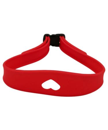 Harilla Hair Trimming Guide Neckline Template Portable Reusable Practical Accessories Adjustable Hair Band for DIY Neckline Haircuts Red