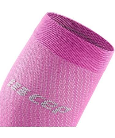 Buy CEP Women s Compression Running Sleeves - Ultralight Calf Sleeves in Electric Pink & Light Grey for Optimal Performance - Buy Online on SooperMarket.com