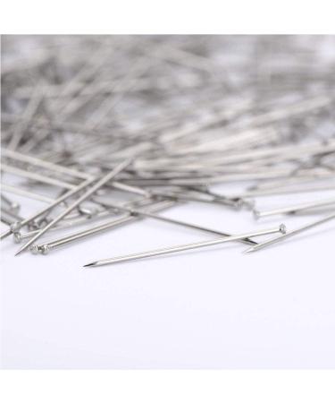 3500pcs Stainless Steel Head Pins for Jewelry Making & Sewing | 26mm Nickel Plated Satin Pins - Buy Online on SooperMarket.com