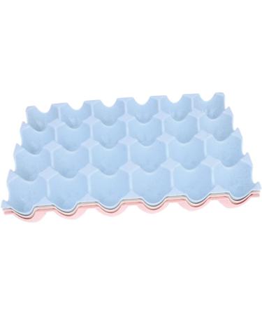 Mikikit Fridge Egg Holder 2pcs Egg Container Egg Holder for Fridge Eggs Deviled Egg Plates Refrigerator Egg Holder Thicken - Buy Online on SooperMarket.com