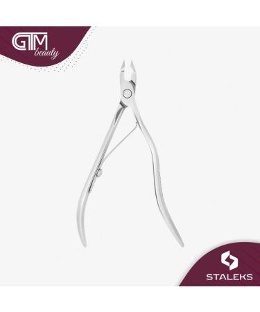 STALEKS Professional Cuticle Nippers Expert 100 (5mm) - Precision Nail Care Tools for Perfect Cuticles | International Shipping Available - Buy Online on SooperMarket.com