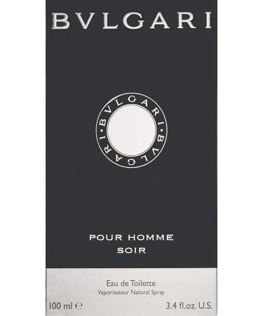 Bvlgari Pour Homme Soir By Bvlgari For Men. Eau De Toilette Spray 3.4 oz Wood 3.4 Fl Oz (Pack of 1) - Buy Online on SooperMarket.com