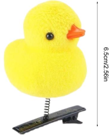 10 Duck Plush Hairpin Cute Yellow Duck Hair Clips Cartoon Duck Plush Hairpin Set - Soft Animal Hair Clips Hair Pins Fun Hair Accessories for Girls women Standard - Buy Online on SooperMarket.com
