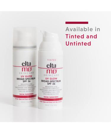 EltaMD UV Glow Tinted Moisturizer SPF 36, 1.7oz - Non-Greasy Mineral Face Sunscreen - Buy Online on SooperMarket.com
