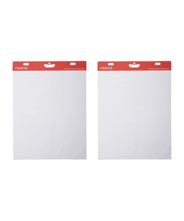 Universal 35603 Self Stick Easel Pads Unruled 25 x 30 White 30-Sheet Pads (Case of 2 Pads)