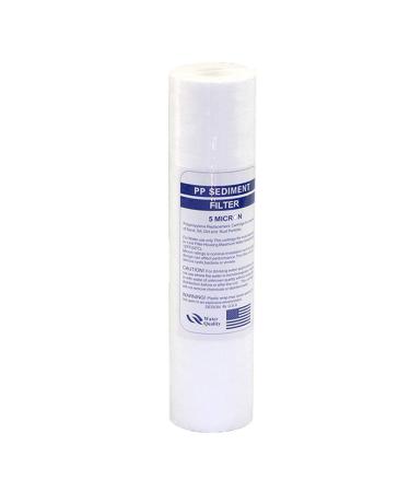 NOWON 5Pcs Replacement Water Sediment Filters (5 Micron) 10" Cartridges