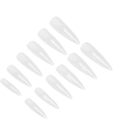 Nai Tips 360 Pieces Acrylic Nail Tips Full Cover Multiple Sizes Versatile Use for DIY Nail Art Manicure Shop (05#) - Buy Online on SooperMarket.com