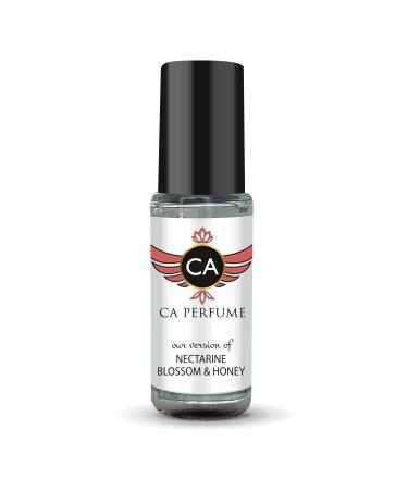 CA Perfume Impression of Jo M Nectarine Blossom & Honey For Women & Men Replica Fragrance Body Oil Dupes Alcohol-Free Sample Travel Size Concentrated Long Lasting Attar Roll-On 0.14 Fl Oz/4ml-X1