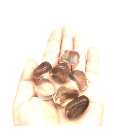 200g 20mm-30mm Polishing Gemstone Smoky Quartz Tumble Stones for ERTEYIN
