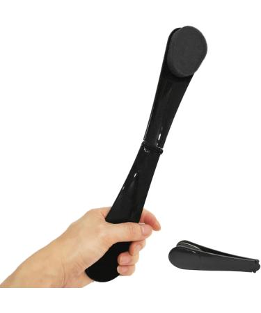 Back Applicator Long Handle Lotion Applicator for Back Portable Travel Self Sunscreen Applicator with Long Reach Folding Handle for Elderly Women (Black) cream applicator - Buy Online on SooperMarket.com