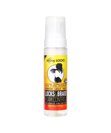 AllDay Locks Braid Foam (8 oz) & Braid Spray (12 oz) Bundle | Frizz Control Lightweight Easy to Apply | Sets & Revives Braids Locks Twists Cornrows - Buy Online on SooperMarket.com