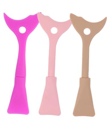 PLAFOPE 3pcs Eyeliner Eyeshadow Baffle Silicone Molds Shield for Eyeliner Eyelash Mascara Shield Makeup Set