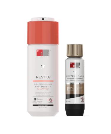 Revita Shampoo and Spectral.DNC-N Serum for Hair Thinning by DS Laboratories - Hair Thinning Bundle for Men and Women, Experience Fuller, Thicker Hair (7 fl oz)
