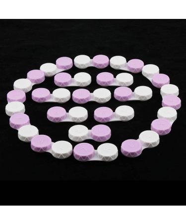Harilla 20 Mini Contact Lens Case - Travel Lens Storage Holder Kits for Easy Organization - Buy Online on SooperMarket.com