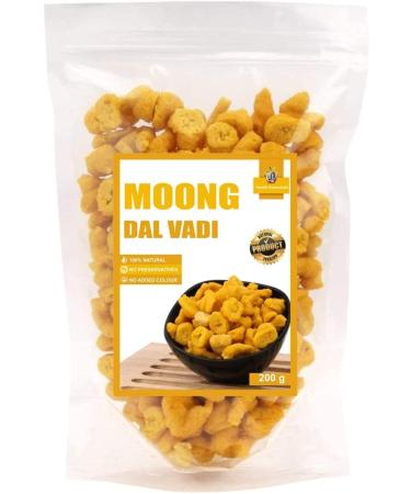 QURA Jioo Organics Moong Dal Wadi | Mangori | Wadian | Moong Dal Vadi | Badi 200g