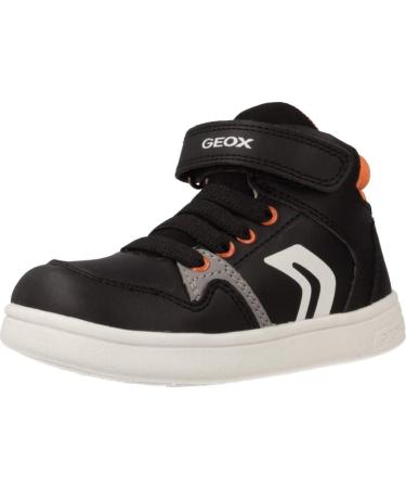 Geox Baby Boy's B Djrock Sneakers - 4.5 UK Child - Black/Orange C0038 - Buy Online on SooperMarket.com
