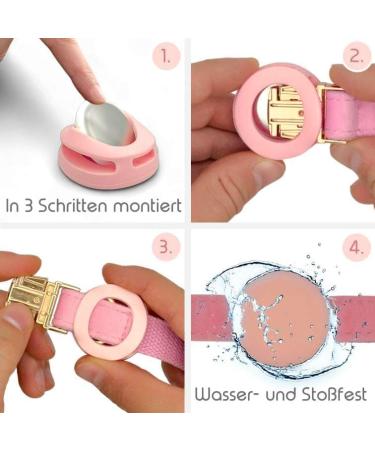 Moosh Silicone Airtag Holder for Dogs & Cats | Stylish Light Blue Pet Tracker Accessory - Safe & Durable - Buy Online on SooperMarket.com