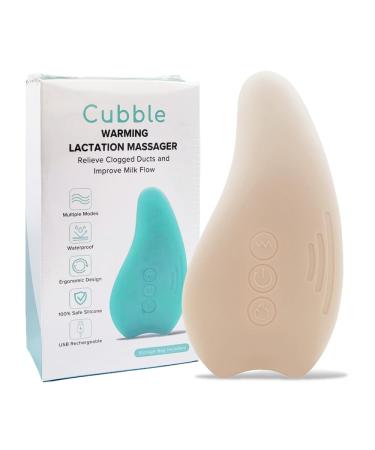 Cubble Warming Lactation Massager | Breastfeeding | Relieves clogged ducts and engorged Breasts (Cream)