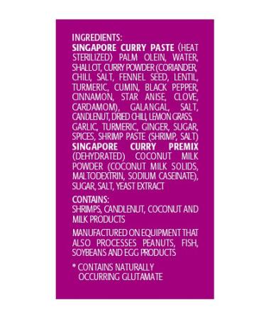 Prima Taste Singapore Curry Sauce Kit 11.30 oz - Pack of 4 | Authentic Singaporean Flavors - Buy Online on SooperMarket.com