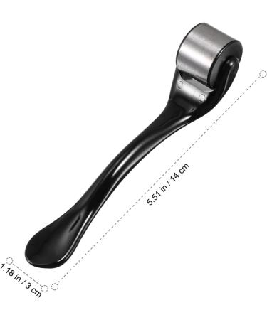 1pc Roller Massager for Muscle Relief - Handheld Ice Roller Scraping Tool - Body & Face Relaxation Accessory - 14x3cm Black - Buy Online on SooperMarket.com