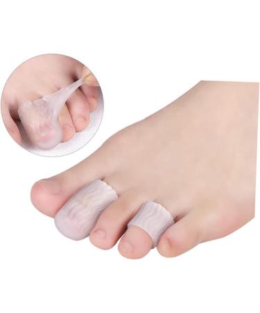 Healeved Silicone Toe Sleeves - 4 Pairs | Adjustable Toe Separators for Sports | Toe Protector Caps & Tubes Set - Buy Online on SooperMarket.com