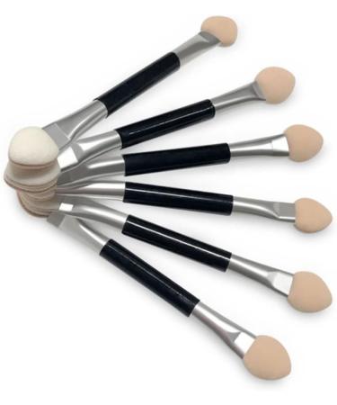 WOONEKY 30pcs Brush Eyeshadow Sponge Tipped Oval Makeup Tool Eye Shadow Applicator Makeup Eyeshadow Brush - Buy Online on SooperMarket.com