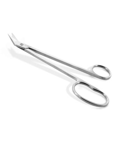 Otto Herder nail scissors footnails - extra long nail scissors approx. 19 cm for seniors made of stainless steel - footnail scissors nail cutter with one -sided micro toothing 19 centimeters