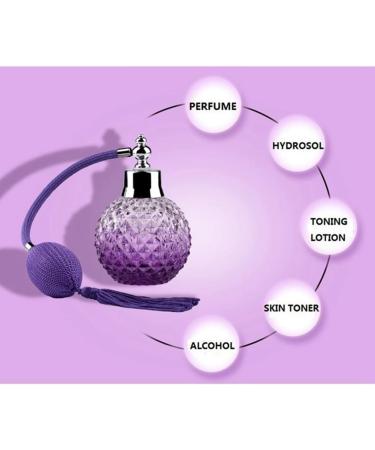 Dawafit Vintage Empty Perfume Bottle 100 ml Refillable Glass Bottle with - Buy Online on SooperMarket.com