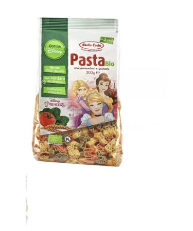 Festive Princess Shaped Pasta 250g | Pasta with Princess Shapes | Fairy Tale Castle | Flowers and More Shapes - Durum Wheat Pasta with Tomato and Spinach 300g