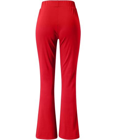 WILLBEST Women's Plain Sport Gym Jogger Sweatpants Oversized High Waisted Trouser Causal Athletic Workout Lounge Pant Jogging Bottom Lounge Wear 5070-djufh-red-4 XXL - Buy Online on SooperMarket.com
