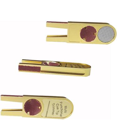 mwellewm Billiards Pool Cue Tip Shaper Tool Pool Cue Tip Scuffer Burnisher Multi Functional Cue Tip Trimmers Tapper Sander - Buy Online on SooperMarket.com