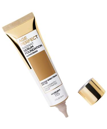L'Or al Paris Age Perfect Radiant Serum Foundation SPF 50 Hazelnut 1oz - Buy Online on SooperMarket.com