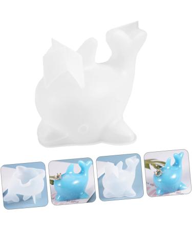 STOBOK 1pc Dolphin Mold 3D Animal Silicone Molds Dolphin Ornament Hand Mold Animal Cake Baking Moulds Ice Cream Mold Decor Epoxy Dolphin Shape Mold Clay White Silica Gel Desktop - Buy Online on SooperMarket.com