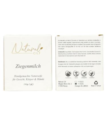 100% Natural Goat Milk Soap - 3x Handmade Certified & Safe for All Skin Types - 100g Pack - Perfect Shower Gel for Your Skin - Buy Online on SooperMarket.com