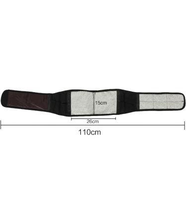 Self-Heating Black Belt | Tourmaline Magnetic Therapy Lumbar Support for Pain Relief - Buy Online on SooperMarket.com