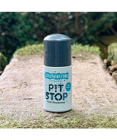 Scrubbingtons Pit Stop Childrens Natural First Deodorant Kids Deodorant for Boys and Girls Quick Drying Kids Deodorant Aluminium and Alcohol Free Suitable for Sensitive Skin 2 x 50ml 50 ml (Pack of 2) - Buy Online on SooperMarket.com