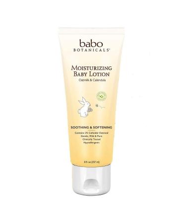 Babo Botanicals Baby Lotion - Moisturizing Oatmilk & Calendula 8 fl oz - Buy Online on SooperMarket.com