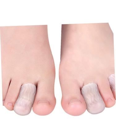 Healeved Silicone Toe Sleeves - 4 Pairs | Adjustable Toe Separators for Sports | Toe Protector Caps & Tubes Set - Buy Online on SooperMarket.com