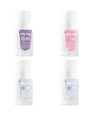 Set of 4 Nail Care Kit 4 Bottles Set x 11 ml Vegan Cruelty Free Natural Formula