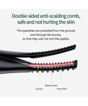 Buy Heated Eyelash Curler - USB Electric Infrared Lash Tool for Perfect Curls | International Shipping Available - Buy Online on SooperMarket.com