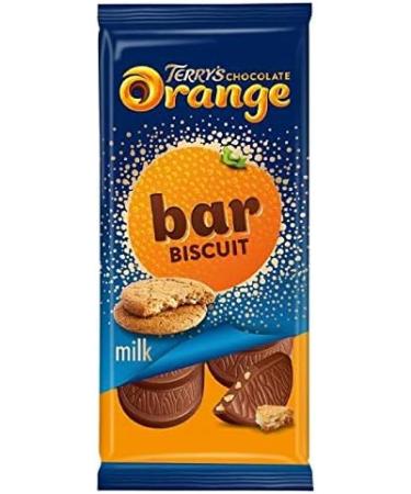 Terry s Chocolate Orange Crunchy Biscuit Bar 90g x 4 Includes 1 Sealing Bag Clip - Buy Online on SooperMarket.com